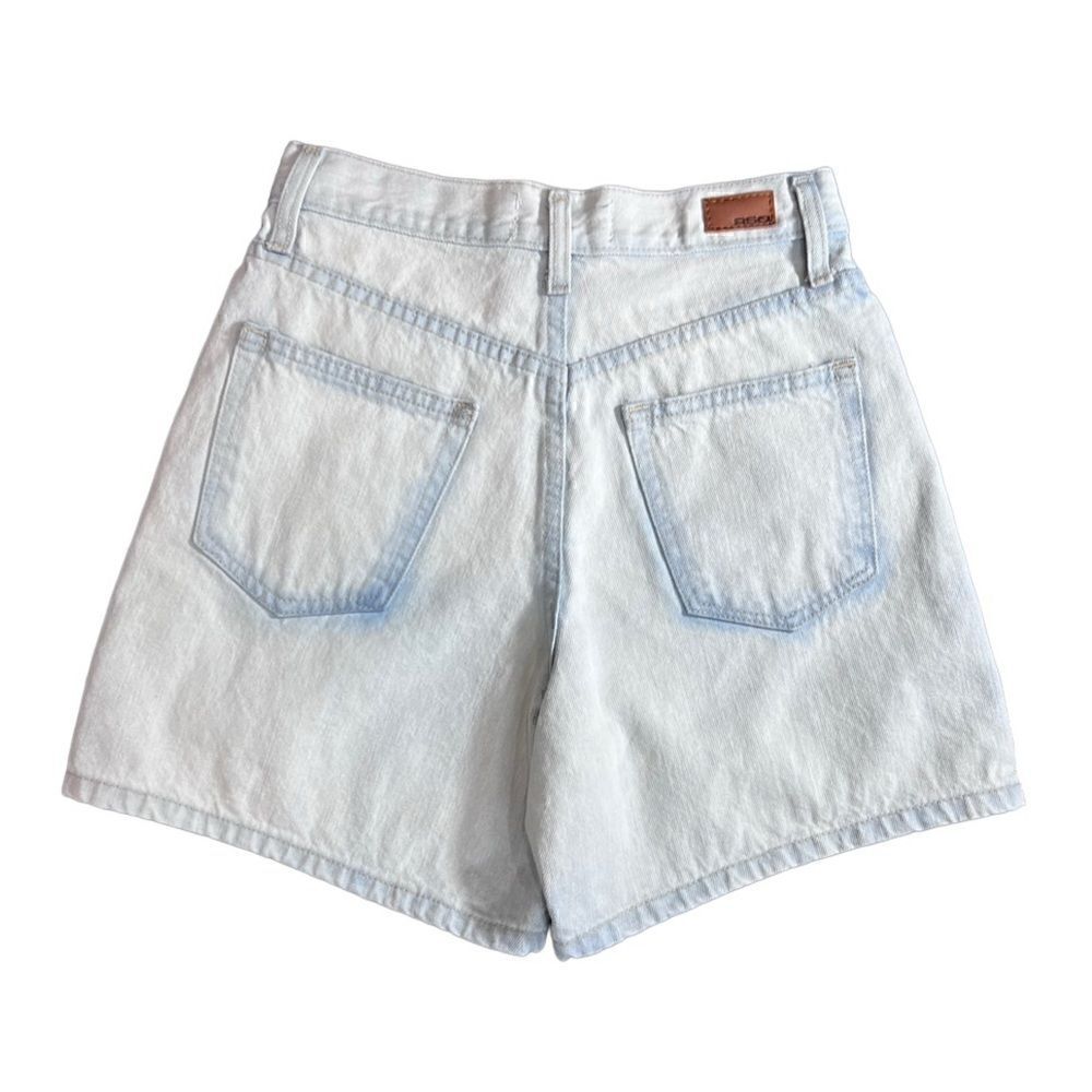 RSQ Tilly’s super high rise mom jeans shorts light denim size 24